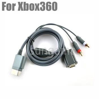 1 шт. высококачественный 1,8 м HD VGA кабель Тонкий видео Аудио AV кабель для подключения монитора ПК для Microsoft Xbox 360