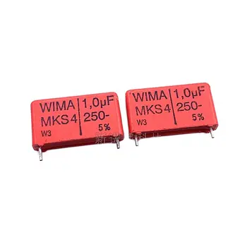10ШТ/WIMA 105 250V 1UF 250V 1.0МКФ Расстояние между контактами MKS4 22.5 Аудио конденсатор