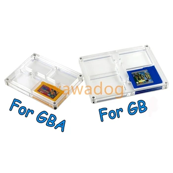 10шт Кассетная коробка для игровой карты GB GBA GBC GBP GBASP Прозрачный акриловый защитный чехол для дисплея