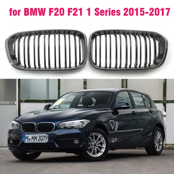 2ШТ Передняя Решетка Для Замены Почек Из Углеродного Волокна Для BMW F20 F21 LCI 2011-2014/2015-2017 16i 118i 120i 125i ABS Решетки