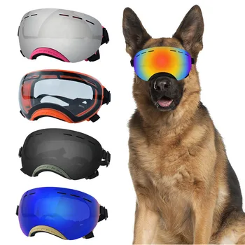 3 Зоотовара, Очки для домашних животных с защелкивающимися линзами, Очки для больших собак, защита от ультрафиолета, Ветрозащитные солнцезащитные очки для собак для путешествий на открытом воздухе