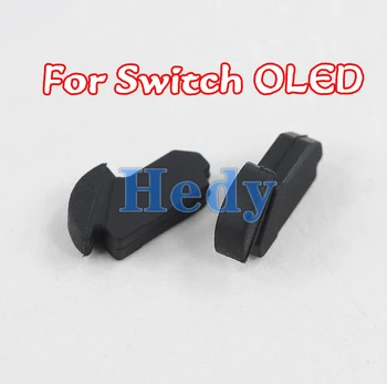 50 шт. для Switch OLED Противоскользящие накладки для Nintendo Switch OLED Резиновые, устойчивые к скольжению, игровые аксессуары для ремонта и замены