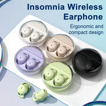 Bluetooth-совместимые наушники с шумоподавлением, беспроводные наушники с шумоподавлением и звуком Hifi, эргономичный комфорт для сна, включают