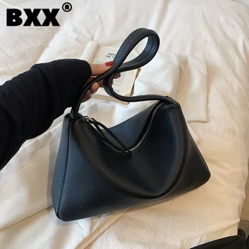 [BXX] Женская однотонная сумка из искусственной кожи 2023, новая мода, универсальная сумка для подмышек, женские дорожные сумки 8AB866