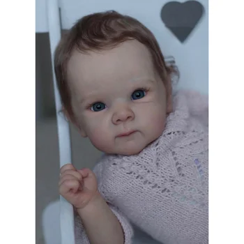 NPK 45см Reborn Baby Doll Bettie Sweet Baby Реалистичное Мягкое На Ощупь Приятное Тело Многослойная Роспись 3D Кожи с Видимыми Венами