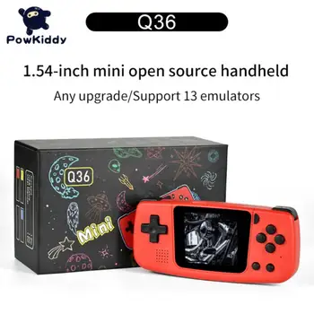 Powkiddy Новый Q36 Mini 1,5-дюймовый IPS Экран С Открытым Исходным Кодом Портативные Игровые Плееры Брелок Мини-Консоль Подарки Для Детей