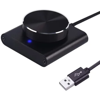 USB-регулятор громкости компьютера, динамик ПК, Ручка регулировки громкости внешнего звука