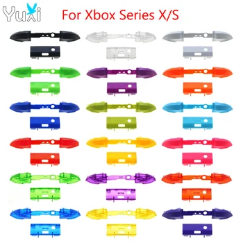YuXi Для XBox Серии X S Контроллер RB LB Кнопка Бампера Mod Kit и Держатель Средней Планки Запасная Часть