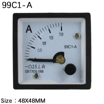 Амперметр постоянного тока со стрелкой 99C1-A 1A2A3A5A5A10A20A20A50A75A100A