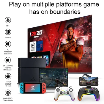 Геймпад PS4 планшет Android беспроводная связь Bluetooth геймпад для мобильного телефона телевизоркомпьютер даже ослепительный геймпад для ручной игры
