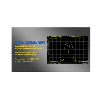 Для Портативного Анализатора Спектра TinySA ULTRA 4,0 Дюйма, Генератора Высокочастотных Сигналов 100 кГц-5,3 ГГц с Антенной + Радиочастотный Кабель