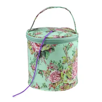 Домашняя сумка для ежедневного хранения, многофункциональная долговечная шерстяная пряжа, вязаная крючком швейная игла, сумочка для ткачества, инструмент для плетения, сумка-тоут
