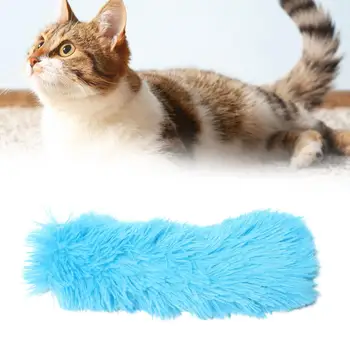 Забавная игрушка-кикер для кошек, плюшевые игрушки для домашних животных, плюшевые игрушки со звуковой бумагой, избавляют от скуки, плюшевая игрушка-подушка для котенка, кошки