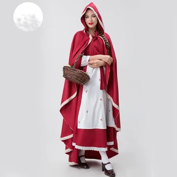 Классический костюм Красной Шапочки для косплея на Хэллоуин