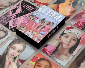 Концептуальные фотокарточки альбома KPOP (G)I-DLE I Feel Queencard в стиле Y2K LOMO, открытки YuQi ShuHua MiYeon SoYeon Neverland, Подарок фанатам gidle