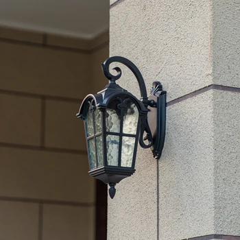 Наружный настенный светильник, Водонепроницаемые ворота во двор, Открытый Балкон, Садовый настенный светильник, Ландшафтный светильник, наружный свет