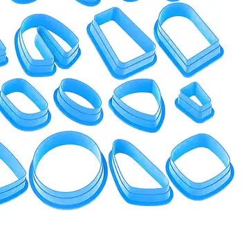 Пластиковые Резаки Для Полимерной Глины Набор Для Изготовления Сережек Формирует Детские Формы