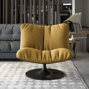 Поворотное современное кресло-качалка для гостиной, спальни, Односпальный диван-кресло, удобное кресло