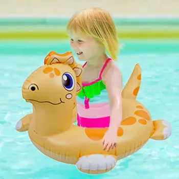 Поплавки для бассейна для малышей Надувной динозавр Игрушки для бассейна Пляжные поплавки для детей Детское кольцо для плавания с сиденьем безопасности
