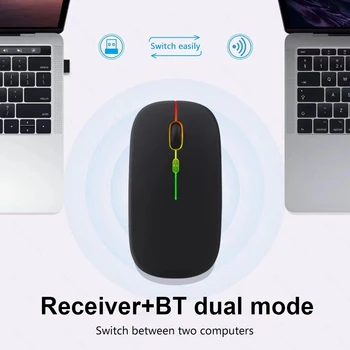 Портативная беспроводная клавиатура-мышь 10-дюймовая комбинированная клавиатура-мышь с RGB подсветкой, совместимая с Bluetooth для портативного планшета Pad