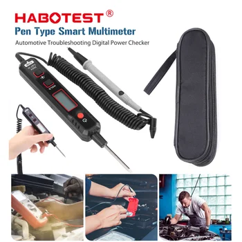 Ручка HABOTEST HT86B Цифровой мультиметр с индикатором напряжения 300 В, тестер напряжения с подсветкой, бесконтактный, высокая чувствительность в режиме реального времени.
