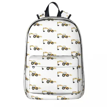 Рюкзаки для экскаватора-строителя, Студенческая сумка для книг, сумка через плечо, рюкзак для ноутбука, Модный рюкзак для путешествий, детская школьная сумка