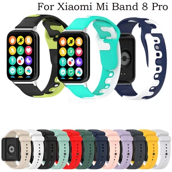 Силиконовый Ремешок Для Умных часов Xiaomi Mi Band 8 Pro Официальный Браслет Для Xiaomi Smart Band 8 pro Браслет Ремешок Для часов Sport