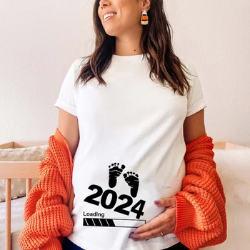 Футболки с объявлением беременности 2024, футболки для мамы, мальчика и девочки, одежда для беременных, раскрывающая пол ребенка, футболки для беременных