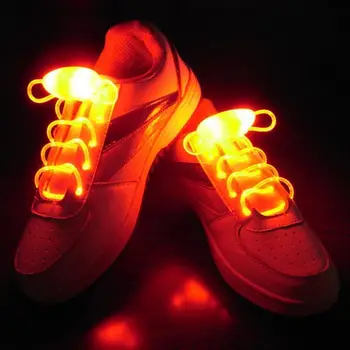 Шнурки СВЕТОДИОДНЫЕ 50 см Из Оптического Волокна Загораются Ремешком Со Светящейся Вспышкой Шнурки Для Обуви Для Вечеринки