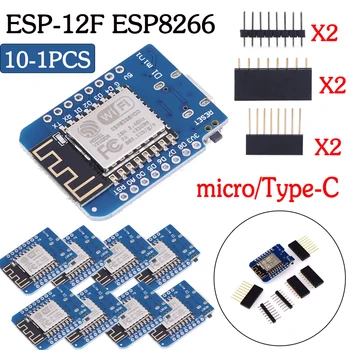 ESP8266 ESP-12F Wifi Development Board D1 Mini Nodemcu Lua Iot Board 3.3V Met Контакты 4M Байт WLAN WiFi Internet Development Board